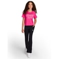 thumbnail image 5 of Reebok Girl's Active Spotlight Flare Leggings, Sizes 4-18, 5 of 6