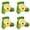 Green 4PCS, variant on Oversized Upholstered Headboard Cushion With Lumbar Support | Bed Backrest Pillow For Dorm Or Couch | Adjustable Strap & Removable Cover