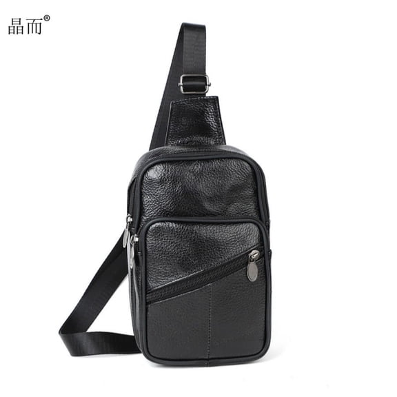 Men's crossbody shoulder bag, casual travel chest bag