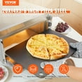 thumbnail image 2 of VEVOR Pizza Steel, 20" x 14" x 3/8" Pizza Steel Plate for Oven, Pre-Seasoned Carbon Steel Pizza Baking Stone with 20X Higher Conductivity, Heavy Duty Rustproof Pizza Pan for Outdoor Grill, Indoor Oven, 2 of 9
