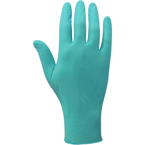 Exceptional Powder-Free 5 Nitrile Gloves, 9.5" Length, 3" Width, 0.09" Height, Medium, Teal (Pack of 100) ensuring long - lasting use