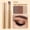 #02, variant on 3 Color Matte Gradient Glitter Eyeshadow Stick, Cream Blendable Metallic Shimmer Eye Shadow Pencil, Lightweight Long-Lasting Eye Makeup Pen for Daily Makeup, #02