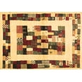 thumbnail image 1 of Ahgly Company Indoor Rectangle Abstract Brown Contemporary Area Rugs, 6' x 9', 1 of 4