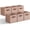 Dusty Pink-6 Pack, variant on GRANNY SAYS Cube Storage Bins, 11 Inch Foldable Fabric Storage Baskets for Organizing, Dual Handle Organizer Bins, 6-Pack, Colour