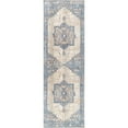 thumbnail image 2 of nuLOOM Harriet Vintage Medallion Fringe Runner Rug, 2' 6" x 12', Light Blue, 2 of 5