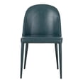 thumbnail image 1 of MOE'S Home BURTON DINING CHAIR DARK TEAL VEGAN LEATHER-M2, 1 of 5