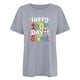thumbnail image 4 of Camiseta de Profesor de Mujeres, 100 Días Feliz de la Escuela Imprimir Carta de Manga Corta para el Uso Casual Y de Fiesta, la Enseñanza Tee de Moda Temática, 4 of 4