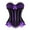 Purple, variant on WFJCJPAF Clearance! Womens Tops Clearance under $5 Large Plus Size Corsets For Women Black Bustier Lingerie For Halloween Costume Dress Bustier Top Gothic Shapewear Sexy Underwear - Purple - XXXL