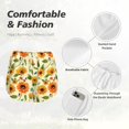 thumbnail image 6 of Lsque Sunflowers And Butterflies Printed Women's Running Shorts with Liner Pockets,Elastic Quick Dry Workout Athletic Gym Yoga Shorts,Womens High Waist Shorts-Medium, 6 of 9
