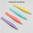 thumbnail image 5 of EXLEAF 2026 New 4 Pcs Mini Eyebrow Clip Clamp Salon Hair Tweezer Fake Eyelash Curler Tweezers Trimmer Women'S Miss, 5 of 7