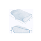 thumbnail image 2 of Almohada Ortopédica Espuma Memoria Cervicales Regulables BELUG Blanco, 2 of 3