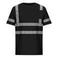 thumbnail image 6 of purcolt High Visibility Shirts for Men Class 3 Hi Vis Reflective Safety Construction Shirts for Men Women, Short Sleeve Work Shirts with Pocket, Meet ANSI, 6 of 8