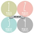 thumbnail image 1 of Baby Monthly Stickers | Baby Milestone Stickers | Newborn Stickers | Month Stickers for Baby Girl | Baby Girl Stickers | Newborn Monthly Milestone Stickers (Set of 24), 1 of 6