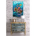 thumbnail image 3 of Seattle, Washington, Octopus and Diver, Mid-Century Inspired (24x36 Giclee Gallery Art Print, Vivid Textured Wall Decor), 3 of 3
