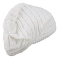 thumbnail image 3 of Big Size Stripe Patterned Deep Vintage Beanie - White XL-3XL, 3 of 5