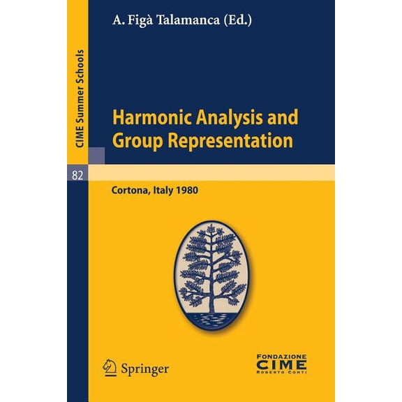 C.I.M.E. Summer Schools Harmonic Analysis and Group Representations: Lectures Given at a Summer School of the Centro Internazionale Matematico E, Book 82, (Paperback)
