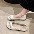 thumbnail image 1 of Zapatos planos huecos de moda y cómodos zapatos suaves verano playa Retro Peplum viento zapatos planos individuales zapatos de mujer 202335 Gao Jinjia LED, 1 of 1