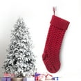 thumbnail image 6 of YIMWNYI Christmas Stocking, Knitted Christmas Stocking, Cable Knitted, Personalized Holiday Gift for Parents, Christmas Decor Hanging Stocking, Xmas Stocking for Holiday Presents, 6 of 6