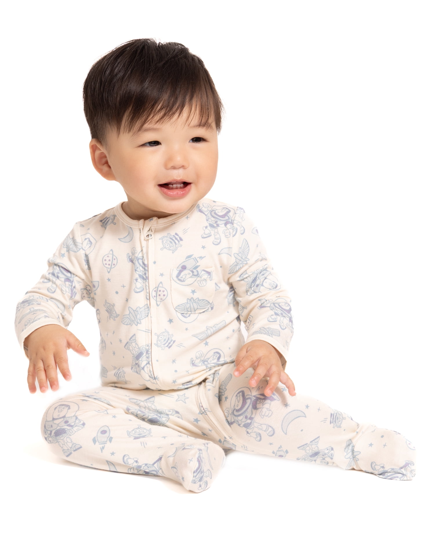 Disney Pixar Toy Story Unisex Baby Footed Sleep N Play, Sizes Preemie-6/9M