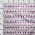 thumbnail image 3 of oneOone Polyester Spandex Purple Fabric Christmas Lumberjeck Fabric For Sewing Printed Craft Fabric By The Yard 56 Inch Wide, 3 of 4