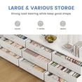 thumbnail image 2 of edx 9 Drawer Dresser for Bedroom, 63" Fabric Chest, TV Stand for 65, 70, 75 inch TV, Wide Storage Organizer for Closet, Hallway & Living Room, White, 2 of 8