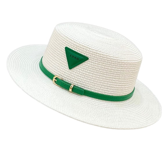 Yokua Trendy Sunshade Straw Hat Beach Hat Wide Brim Sunhat for Couples Boys Girls