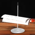 thumbnail image 3 of Stainless Steel Receipt Holder, Heavy-Duty Base, Memo Spike for Restaurant Office Kitchen, 3 of 5
