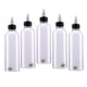 thumbnail image 2 of 5 botellas de plástico vacías con tapones cuentagotas de boquilla giratoria negra de 250 ml Yuyangstore Botellas de pigmento de tinta para aerógrafo, 2 of 6