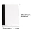 thumbnail image 5 of Sublimation Blank Notebook 7.1 x 9.06 Inches A5 White Canvas Journal, Heat Transfer DIY Printable Sketchbook, Blank Customizable Notebook for Craft Creation, Office Journaling & Seasonal Gift Making, 5 of 6