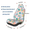 thumbnail image 3 of Disketp Colorful Cute Pig Car Seat Covers Universal Front Seat Coves for Car Accessories ,Padded Car Covers for Automotive, SUV, Truck, and Van, 3 of 5