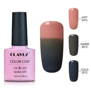 Color Changing Nail Polish Clavuz 10ml Gel Nail Polish Soak Off Color Changing Lacquer Art Long Lasting Manicure