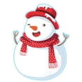 thumbnail image 1 of Flmtop Yard Sign Christmas Themes Easy to Install Plastic Decorating Lawn Stake for Garden, 1 of 11