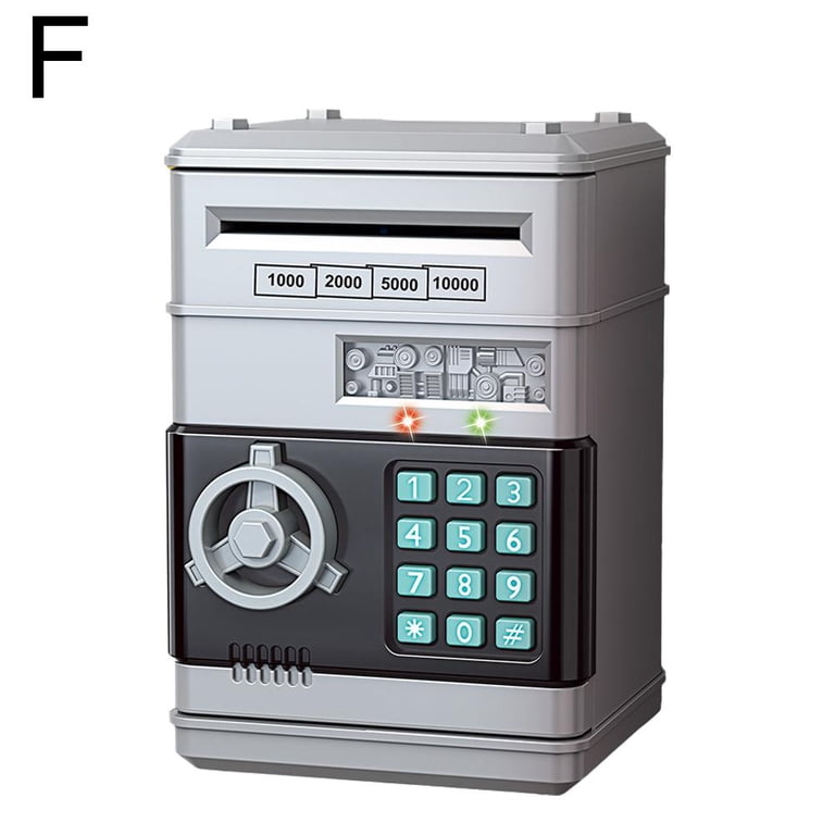 Creative Kids Piggy Bank Automatic Mini Safe Cash Dual Languages