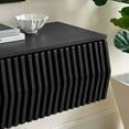 thumbnail image 4 of Vaughn Wall Mount TV Stand in Black, 4 of 10