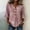 Pink, variant on Oversized Tshirts for Women Elegant Blouse | Exquisite Print T Shirt | V Neck Sleeve 3/4 Sleeve Gray Summer Tops for Women