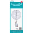 thumbnail image 4 of White Tissue Honeycomb Ball Decoration by Way to Celebrate, 4 of 5