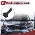 thumbnail image 2 of Unique Bargains 1 Pc Boquilla de Lavado de Faros para Audi A6 2002-2004, para Audi S6 2002-2004 Lado del Conductor o Pasajero No. 4Z7955979/4Z7955101 Plástico Negro, 2 of 6