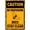 Warning Sign 6, variant on Caution Honeybees Hard At Work 8"x12" Bee Warning Sign, Funny Bee Decor Tin Poster, No Trespassing Sign, Home Outdoor Garden Yard Farmhouse Decor
