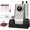 Gray, variant on Portable Drill Electric File: 45000RPM Professional Rechargeable E File Machine for & Gel Nails, Cordless Efile with 7 Drill Bits, 56 Sanding Bands & Base for Salon (Gray)
