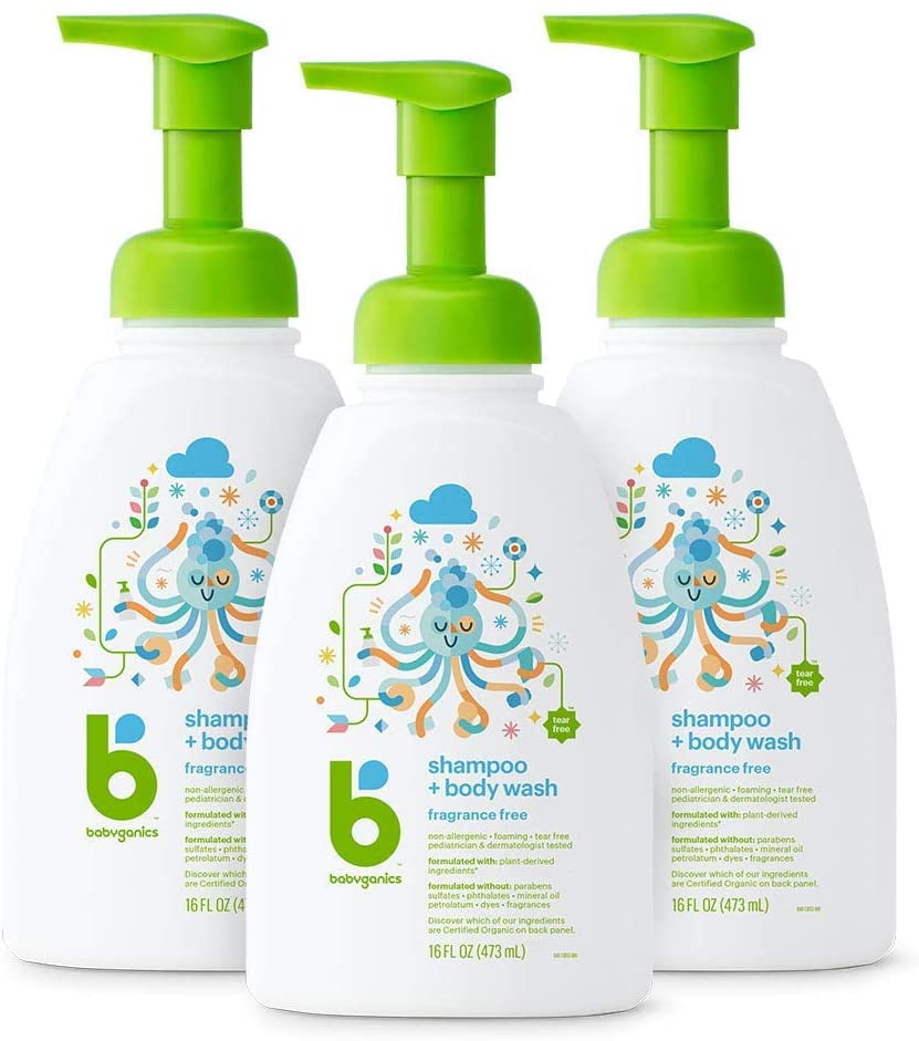 babyganics shampoo and body wash walmart