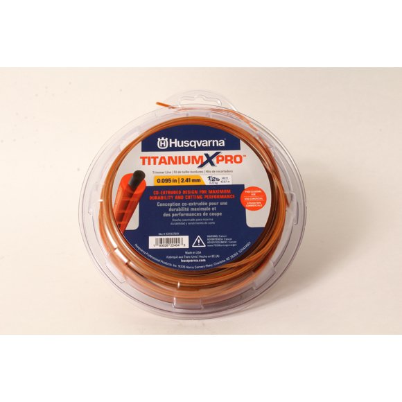 Husqvarna 529337601 Ligne de Coupe Ronde en Titane XPro 140 Pieds Bobine 1/2 Lb.095 Pouces