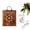 M, variant on KRONDO Elkhorn Fern Mount, Wood Rectangular Wall Mounting Plate for Indoor Outdoor, Vertical Hanging Planter Board for Orchids Plants, Fern Mounting Kit for Patio Porch Living Room Hallway