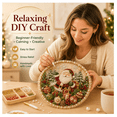 thumbnail image 5 of 2026 Holiday Pearl Art Hanging Wreath Kit | Luxury Flocked Canvas with Scratch-Resistant Non-Fading Pearl Beads DIY Handmade Seasonal Decor Spring Butterfly Garden, 5 of 7