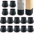thumbnail image 1 of Silicone Chair Leg Protectors With Felt For Hardwood Floors 24 Pcs, 1 of 4