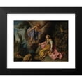 thumbnail image 2 of Pieter Lastman 14x11 Black Modern Framed Museum Art Print Titled - Hagar and the Angel (1614), 2 of 5