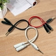 thumbnail image 4 of Adapter Cable 2-in-1 High Fidelity 3.5mm Earphone AUX Splitter Converter for Mobile Phone,Black, 4 of 8