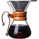 thumbnail image 1 of JoalGfda 400ml New Juego de cafetera Pour Over, jarra de vidrio sin papel con filtro de acero inoxid, 1 of 5