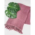 thumbnail image 6 of Waffle Towel Lightweight Quick Dry Beach, Bath Towels - Cherry, 6 of 9