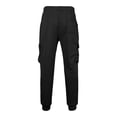 thumbnail image 3 of ZZHZGZ Sweatpants for Men Cargo Pants for Men Casual Hiking Straight Leg Pant Drawstring Lightweight Cargo Pants Fashion Fitness Pant Trousers with Pockets L, 3 of 8