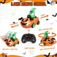 thumbnail image 6 of Firstness 2.6ft Halloween Inflatable with Music and Lights,Remote Control Pumpkin Ghost Car,Blow ups Rc Car,Indoor Outdoor,Orange Green, 6 of 12